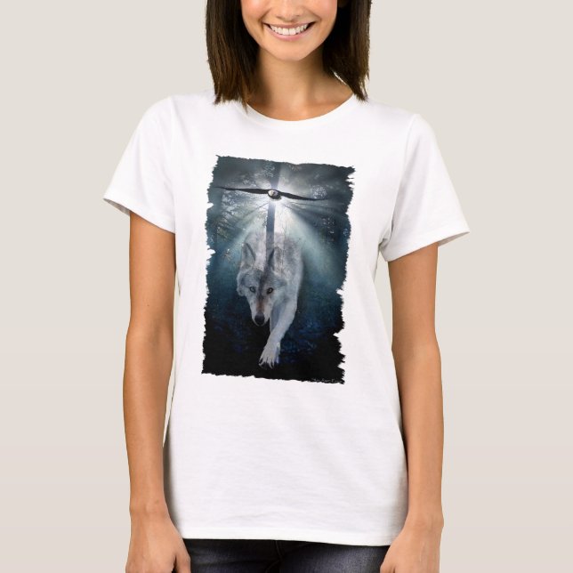 WOLF & EAGLE Wildlife Series T-Shirt (Vorderseite)