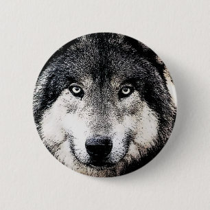 Wolf Eyes Button