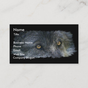 WOLF EYES Visitenkarte oder Visitenkarte