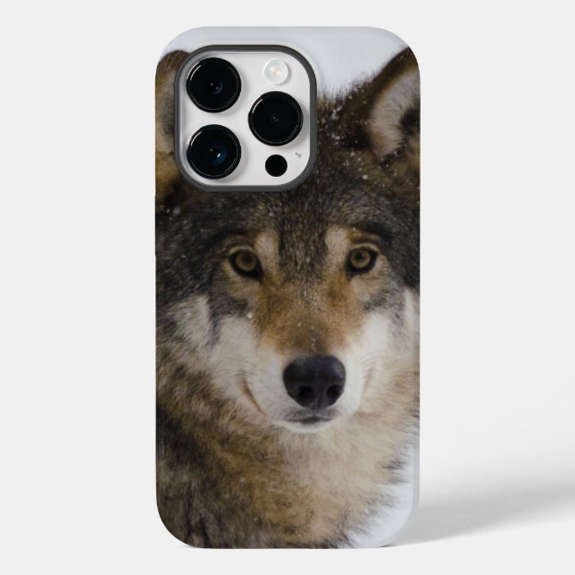 Wolf Face iPhone / iPad Gehäuse Case-Mate iPhone 14 Pro Hülle (Rückseite)