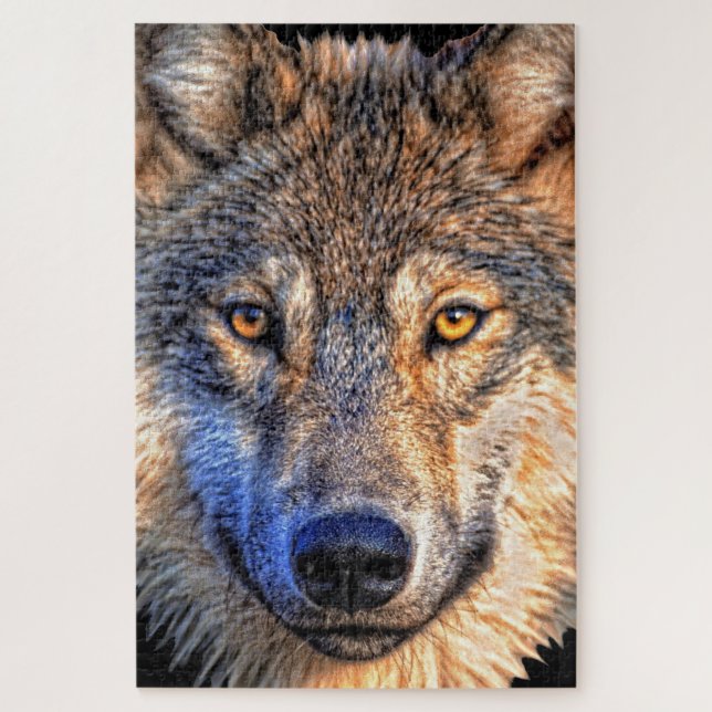 Wolf Face Jigsaw Puzzle (Vertikal)
