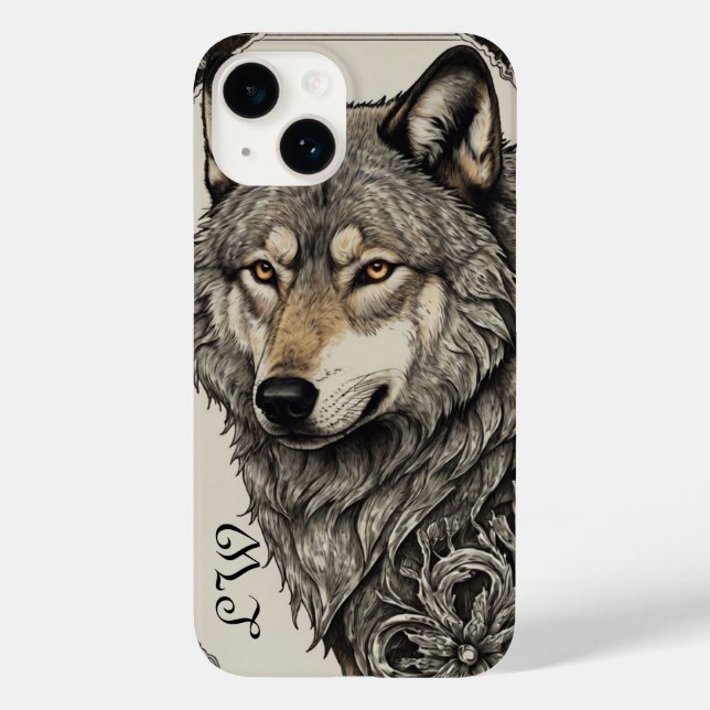 Wolf-Fall Case-Mate iPhone 14 Hülle (Rückseite)