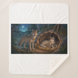 Wolf Familie   Sherpadecke