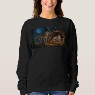 Wolf Familie   Sweatshirt