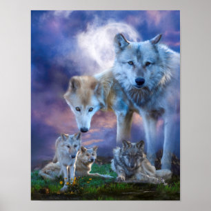 Wolf Family BESTER WORLD Poster