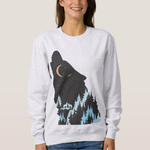 Wolf Fantasy Women Basic Sweatshirt