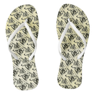 Wolf Flip Flops