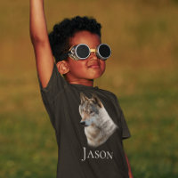 Wolf Forest Head Art Personalisierter T - Shirt