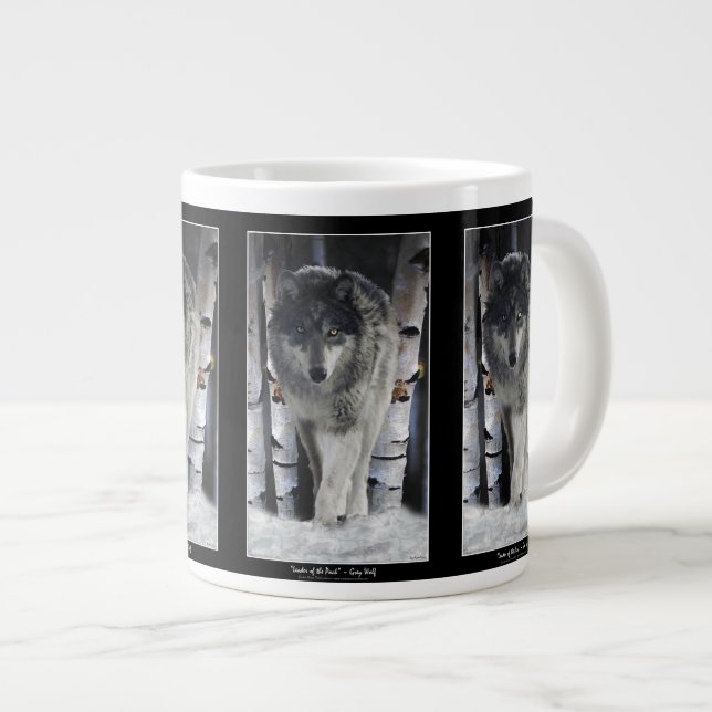 Wolf & Forest Jumbo Soup oder Coffee Tasse (Vorderseite Rechts)