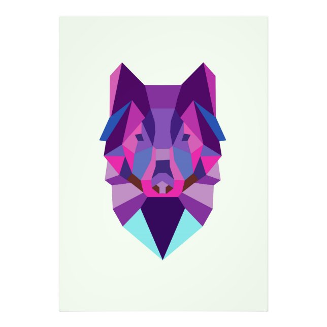 Wolf Fotodruck (Vorne)