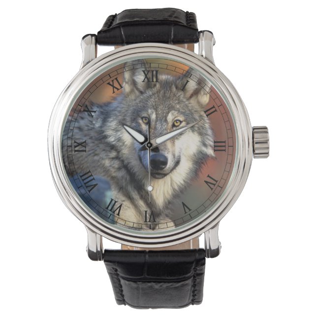 Wolf Fotograf Armbanduhr (Vorderseite)