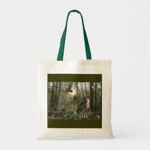 Wolf, Fox, Hawk, Waldtiere, Wildlife Art Bag Tragetasche