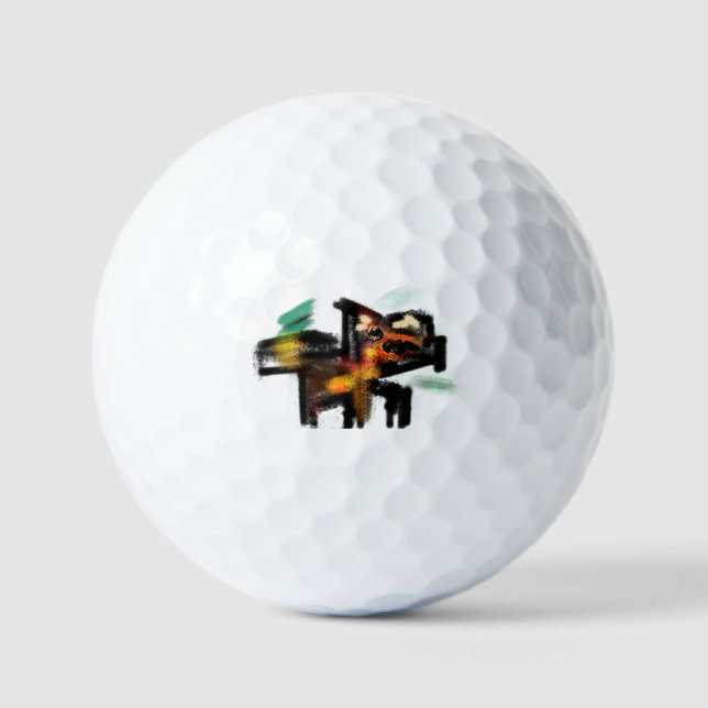 Wolf Freude Herbst  Golfball (Vorderseite)