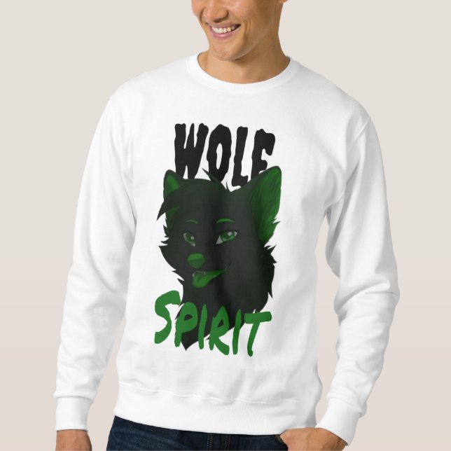 Wolf-Geist Sweatshirt (Vorderseite)