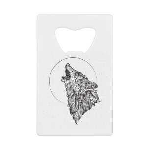 Wolf Geldbeutel Flaschenöffner