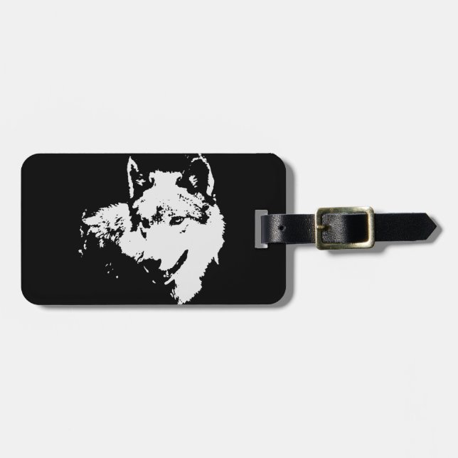 Wolf Gepäckanhänger (Vorderseite horizontal)