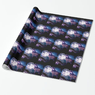Wolf Geschenkpapier