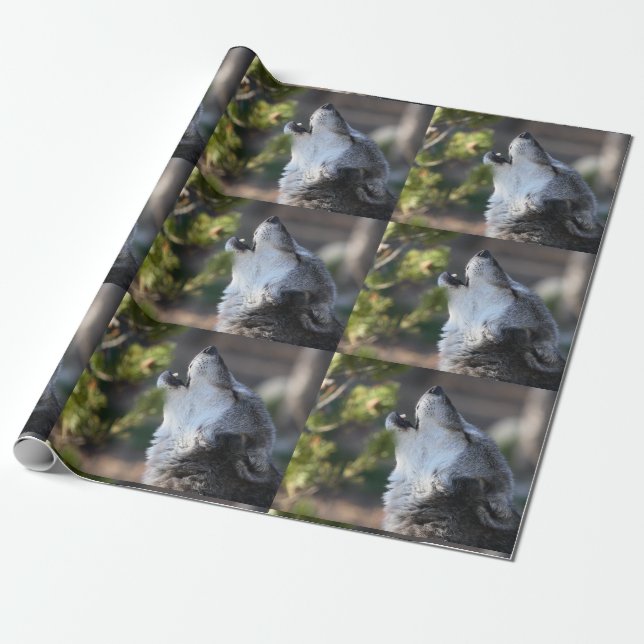 Wolf Geschenkpapier (Ungerollt)