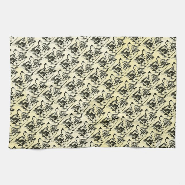 Wolf Geschirrtuch (Horizontal)