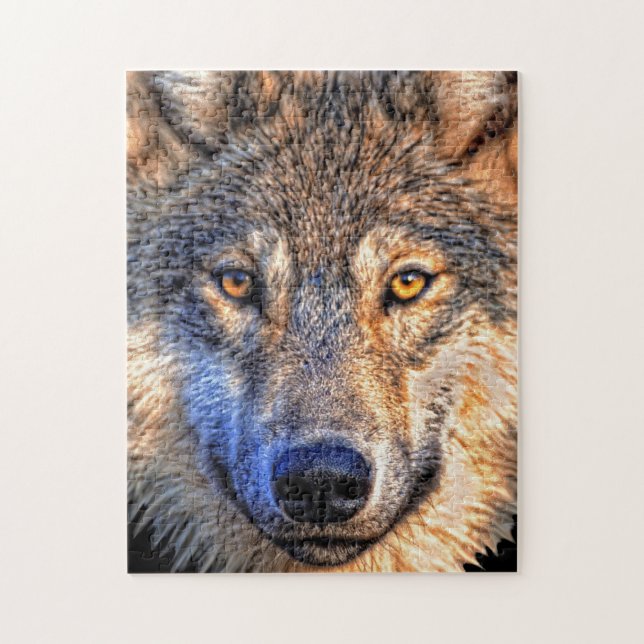 Wolf - Gesicht - (Vertikal)