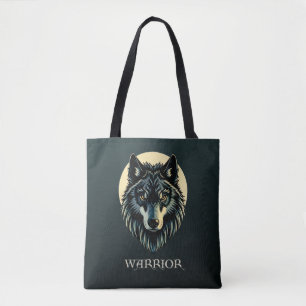 Wolf Gesicht Fenrir Stammeskrieger Fenris Nord Tasche