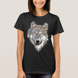 Wolf-Gesicht T-Shirt