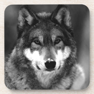 Wolf Getränkeuntersetzer