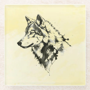 Wolf Glasuntersetzer