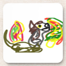 Wolf glücklicher Herbst