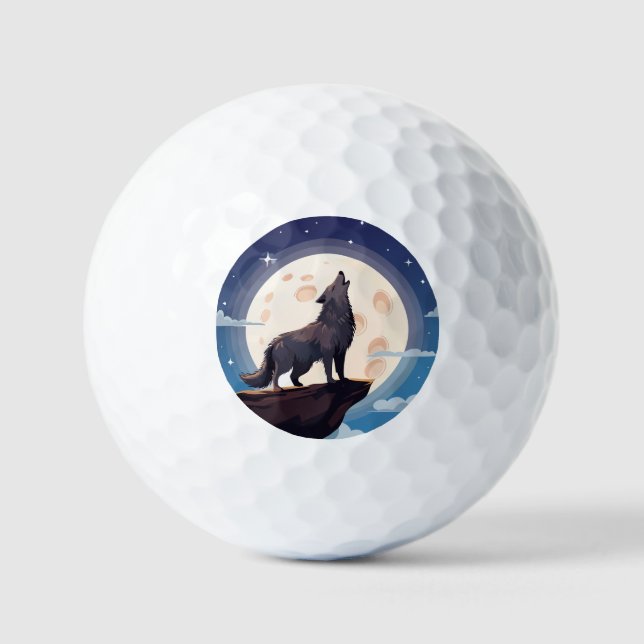 Wolf Golfball (Vorderseite)