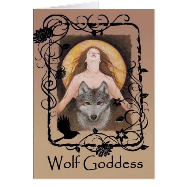 Wolf-Göttinkarte durch Lori Karels (Vorne)