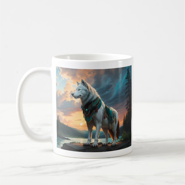 Wolf Guardian Tasse (Links)