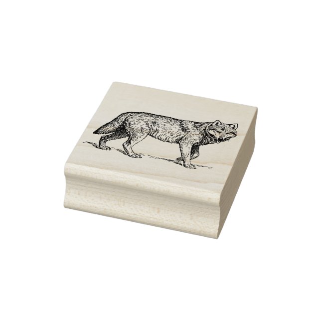 Wolf Gummistempel (Stempel)