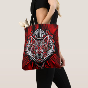 Wolf-Haida-Stammes-Totem-Design Tasche