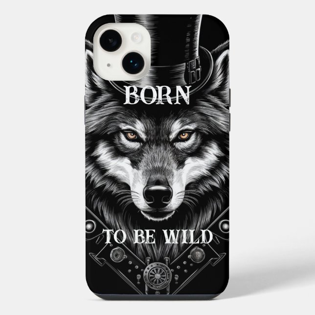 Wolf-Handyhülle iPhone 14 Plus Hülle (Rückseite)