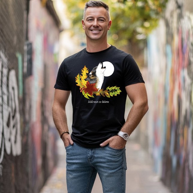 Wolf Harvet Moon T-Shirt (Von Creator hochgeladen)