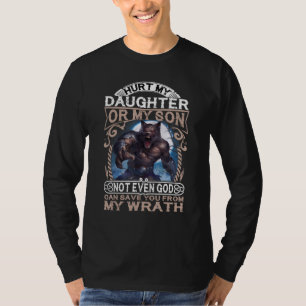 Wolf hat meine Tochter oder meinen Sohn verletzt, T-Shirt