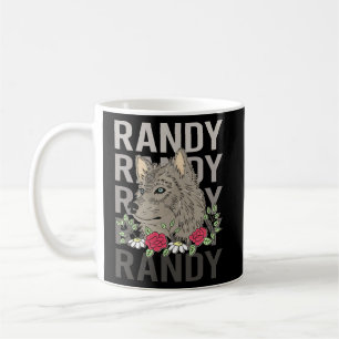 Wolf Head - Randy Name Kaffeetasse