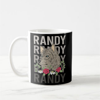 Wolf Head - Randy Name Kaffeetasse