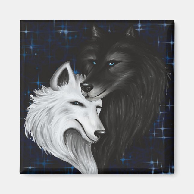 Wolf Heart Magnet - Original (Vorne)