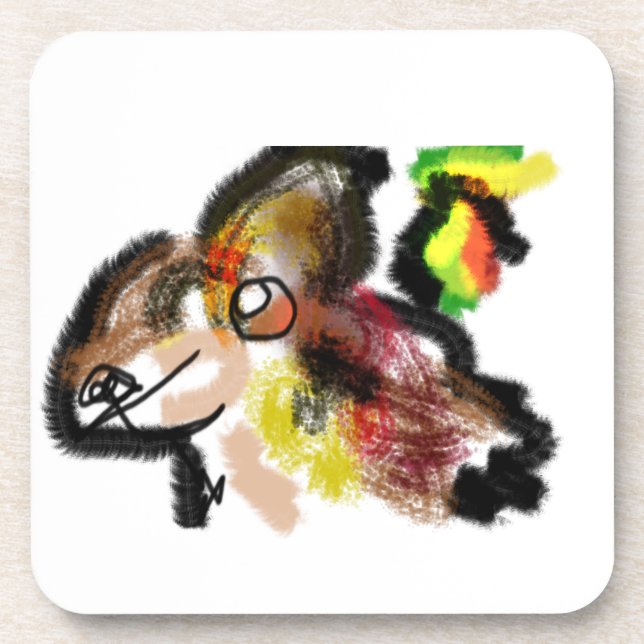 Wolf Herbst Getränkeuntersetzer (Vorderseite)
