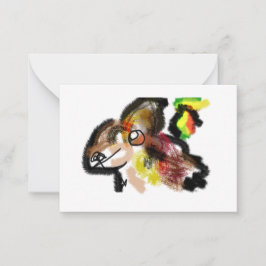 Wolf Herbst Mitteilungskarte