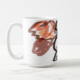 Wolf Herbst Sonnenuntergang Kaffeetasse