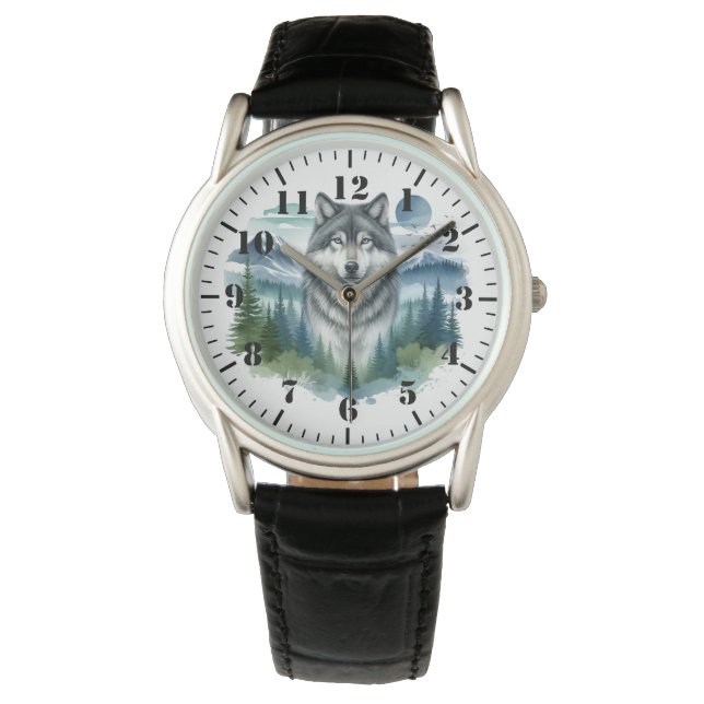 Wolf Herren Armbanduhr (Vorderseite)
