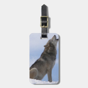 Wolf-Heulen Gepäckanhänger