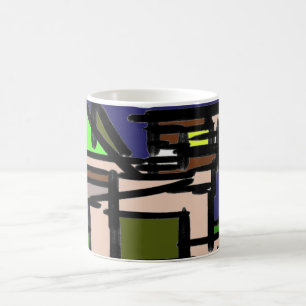 Wolf heulen Nacht Kaffeetasse