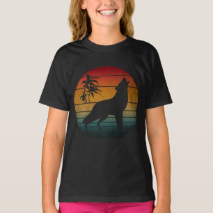 Wolf heulend vintage T-Shirt