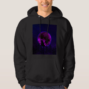 WOLF HEULENDER MOND MAGENTA HOODIE