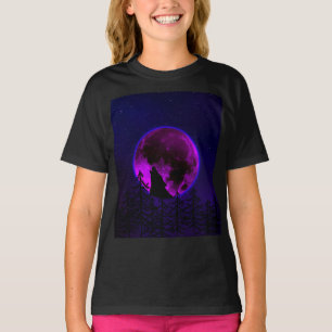 WOLF HEULENDER MOND MAGENTA T-Shirt