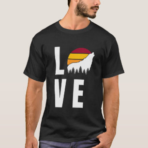 Wolf heult am Wolf der Sonne Wolf heulend 1 T-Shirt